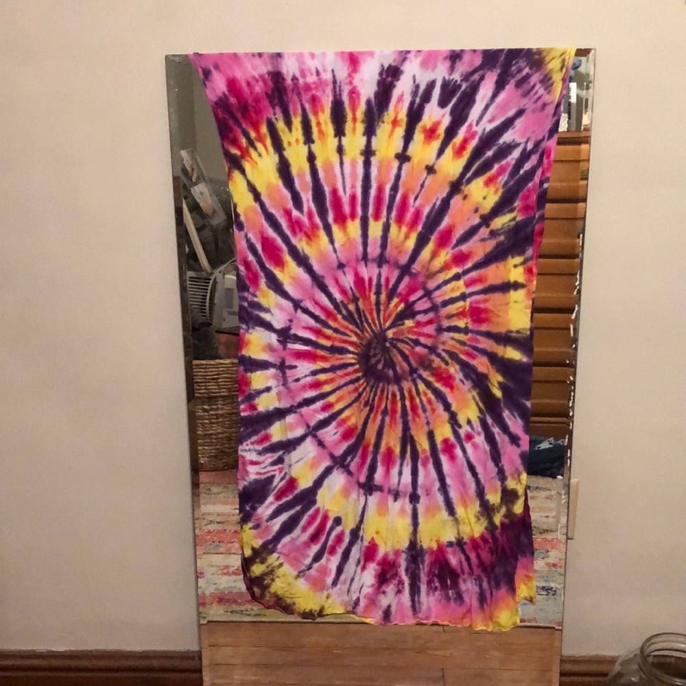 🌸💛🪻🌟Tie dyed scarf